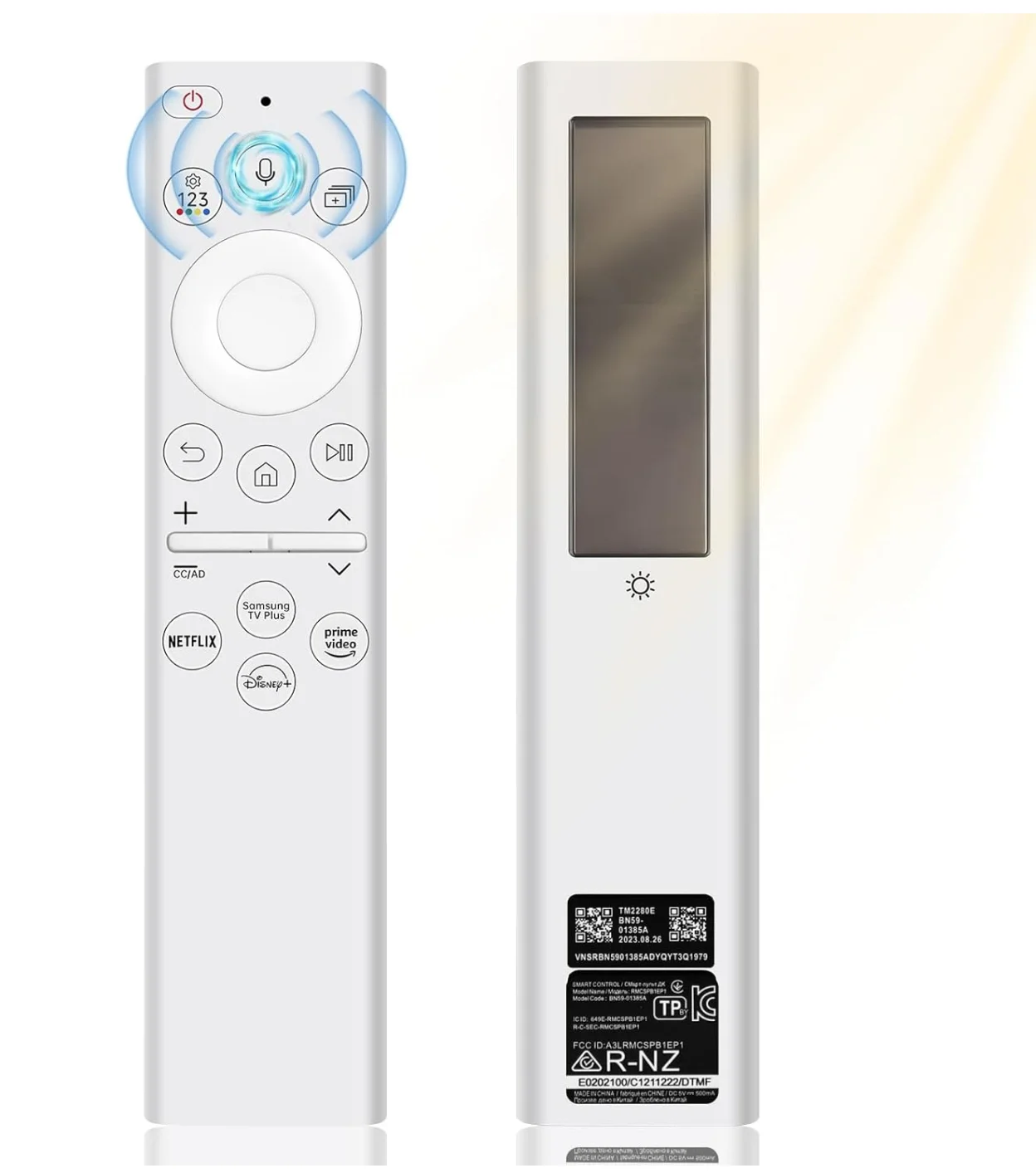 

OEM BN59-01391A Solar Voice Remote Replacement for Samsung TV Remote, Compatible with Samsung Smart TVs Ultra HD Neo QLED