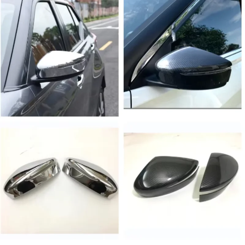For Nissan Kicks 2017 -2022 Exterior Accessories Rearview Mirror Caps Protective Cover Trim