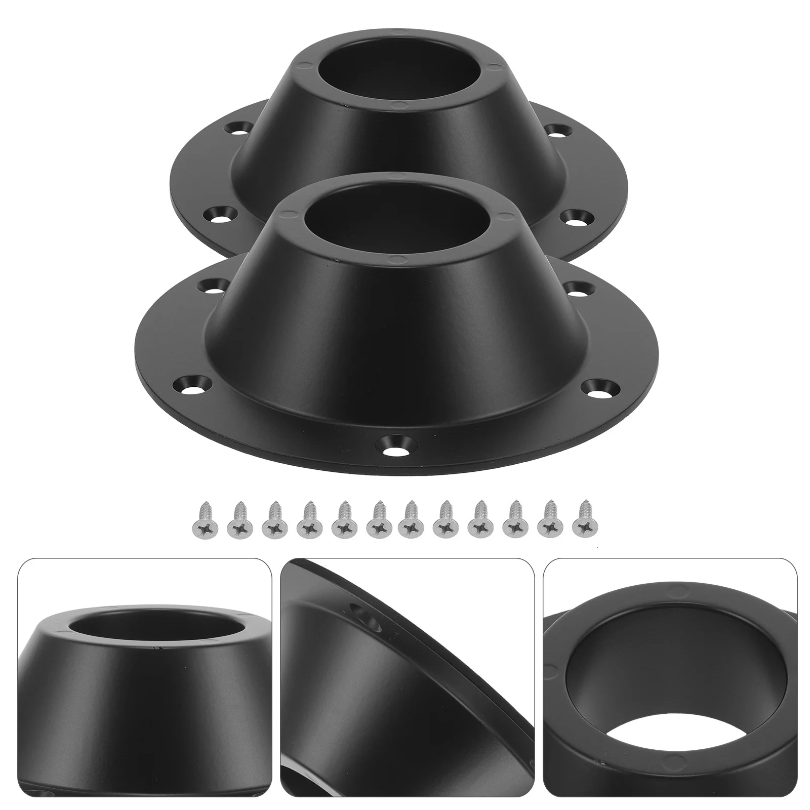 

2Pcs Rv Table Base Mount Aluminum Camper Table Pedestal Base Floor Mount Secure Stable Accessories Rv Accessories