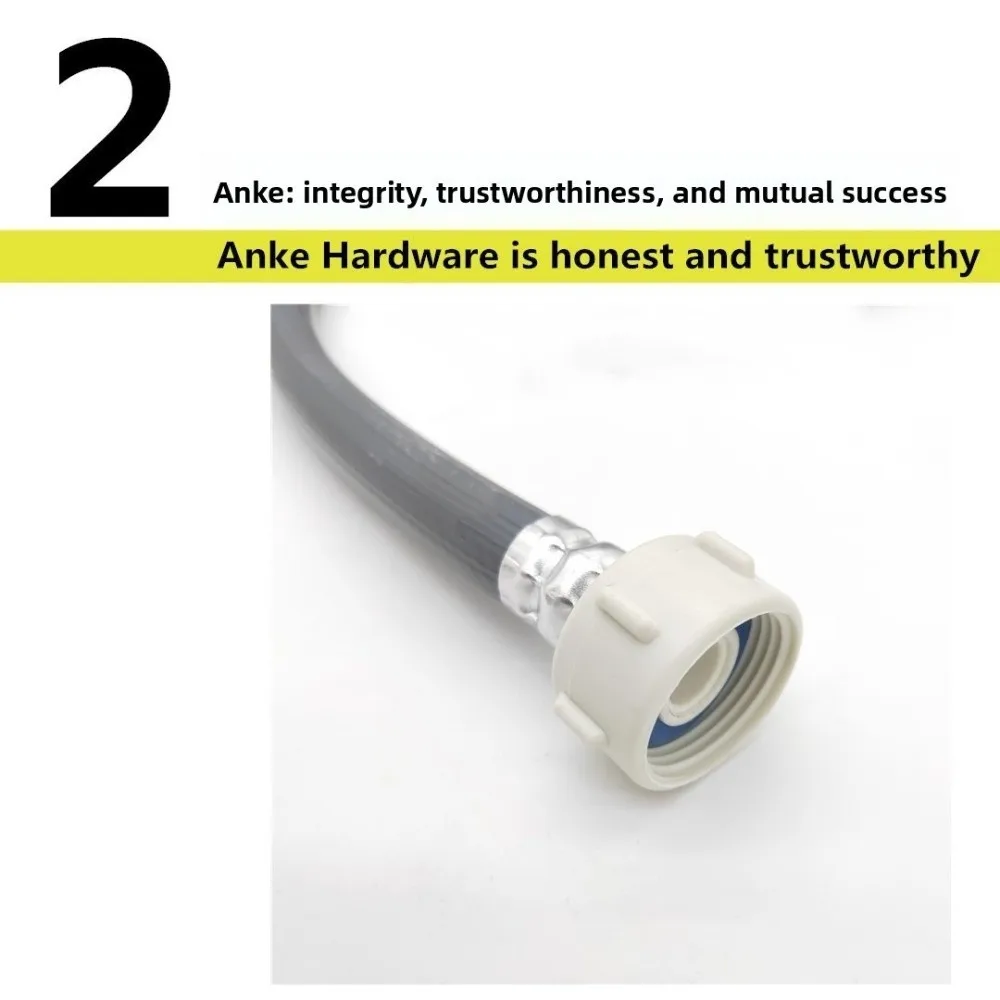 

Впускной шланг для автоматической стиральной машины, европейский впускной шланг высокого давления 3/4 дюйма ‌ Взрывозащищенная садовая водопроводная труба