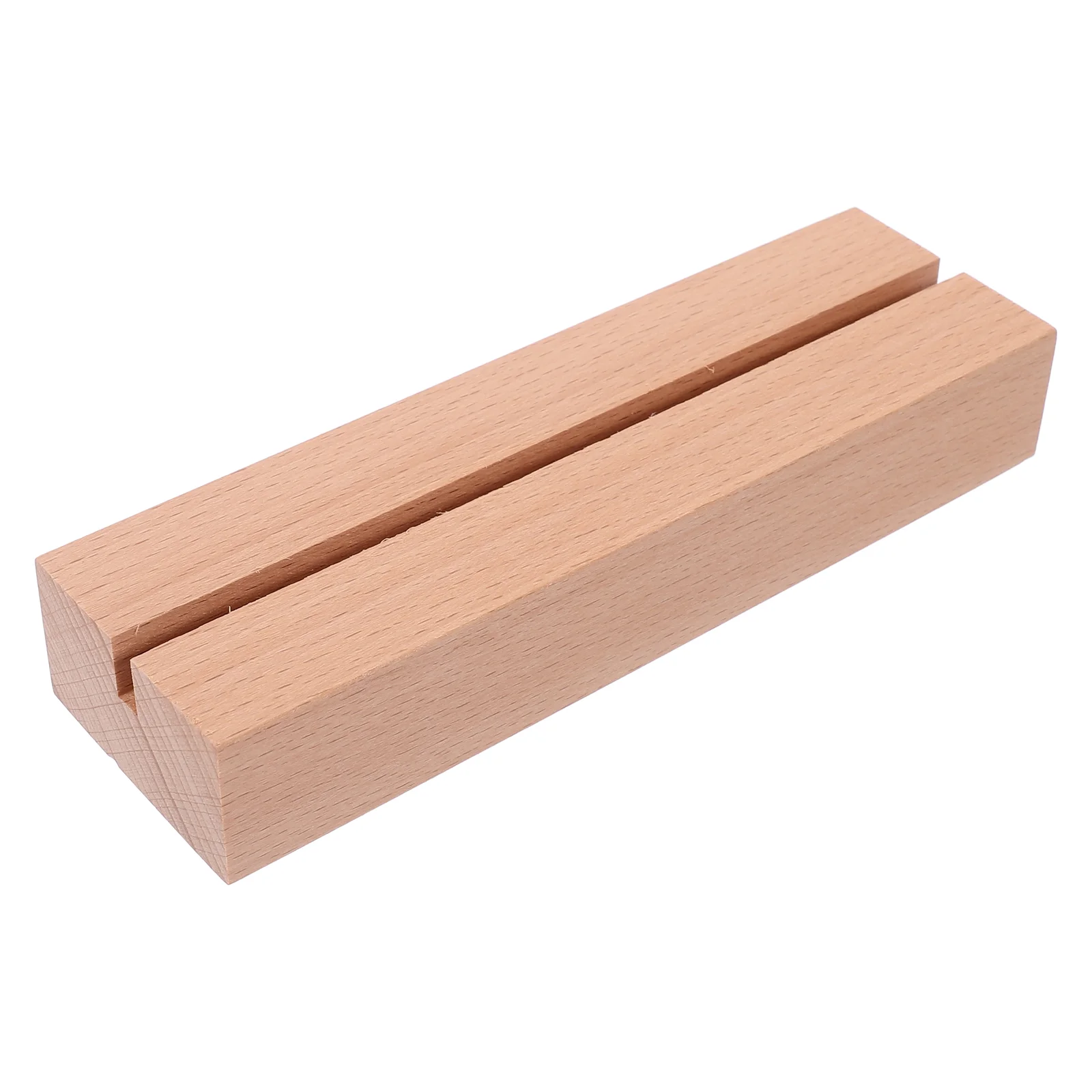 Desk Calendar Base Business Card Holder for Wood Place Wooden Table Number Holders