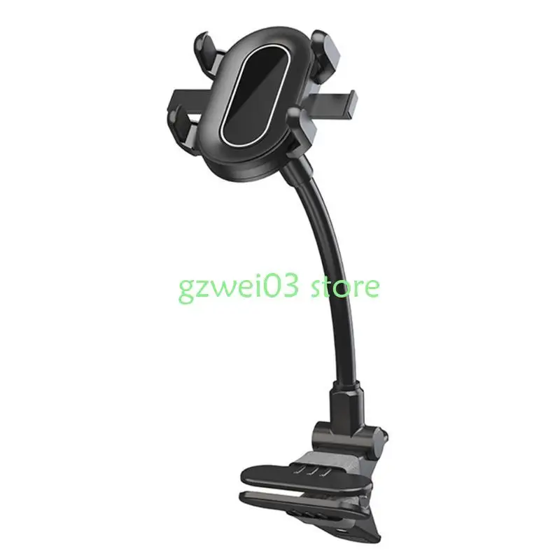 

Y8AC Smartphone Mount Support For Strollers Bike Golf Carts 360 Degree Rotatable Clip