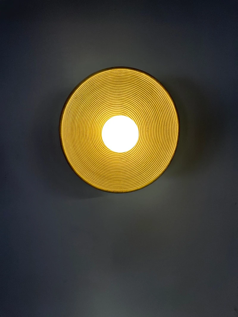 Nordic LED Wall Lamp Wabi-sabi Style Retro Wall Light Indoor Lighting Room Decor Sconces For Bedroom Bedside Hotel Corridor