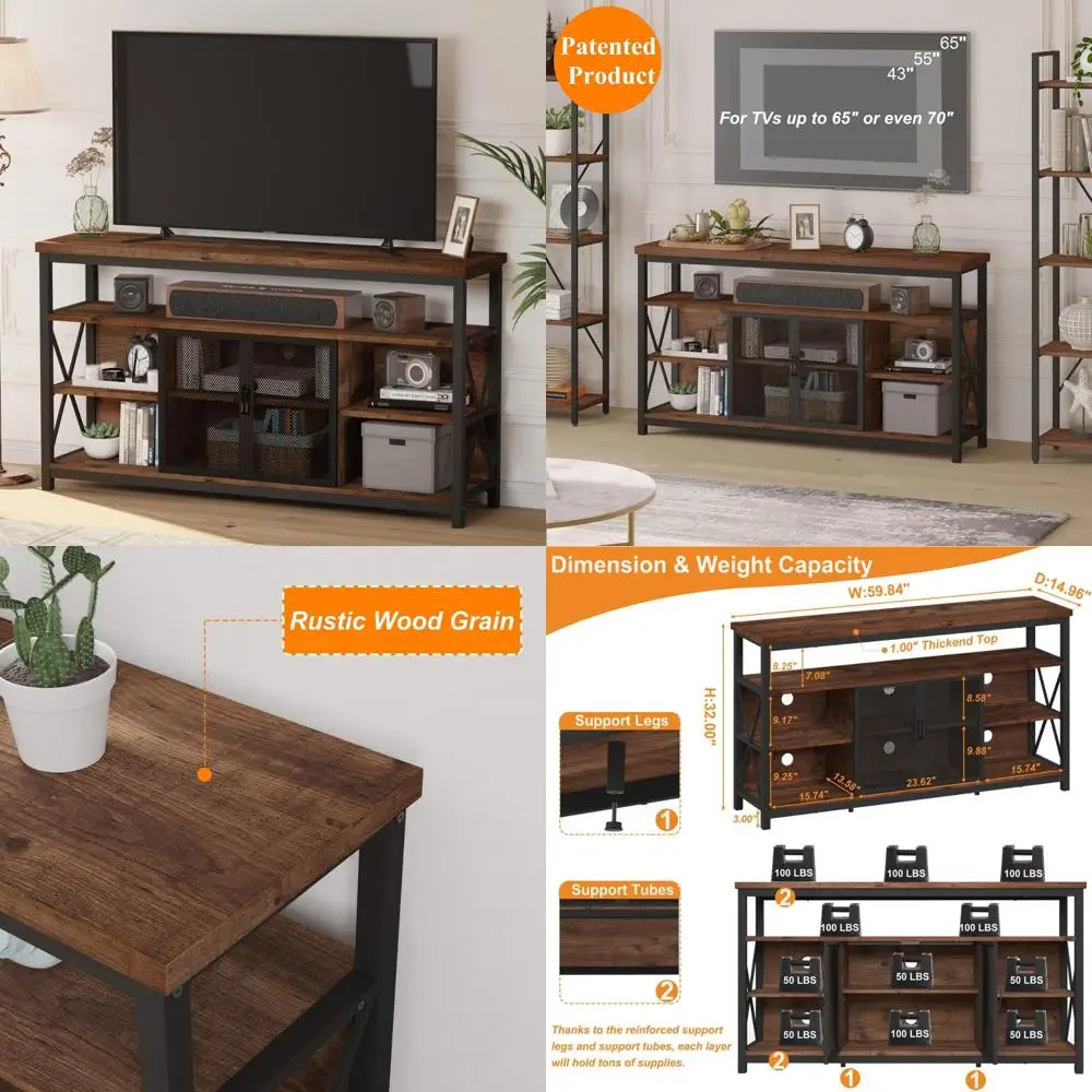 Industrial Wood Tal…