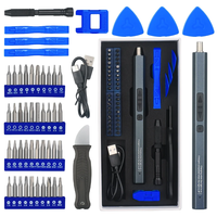 Precision Electric Screwdriver Set 12/39/50 in 1 Magnetic Bits Professional Repair Tools Kit with Type-C for Smartphones Toys PC