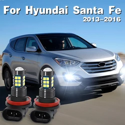 Lámpara LED antiniebla delantera para coche, Bombilla para Hyundai Santa Fe SantaFe 2013, 2014, 2015, 2016, accesorios