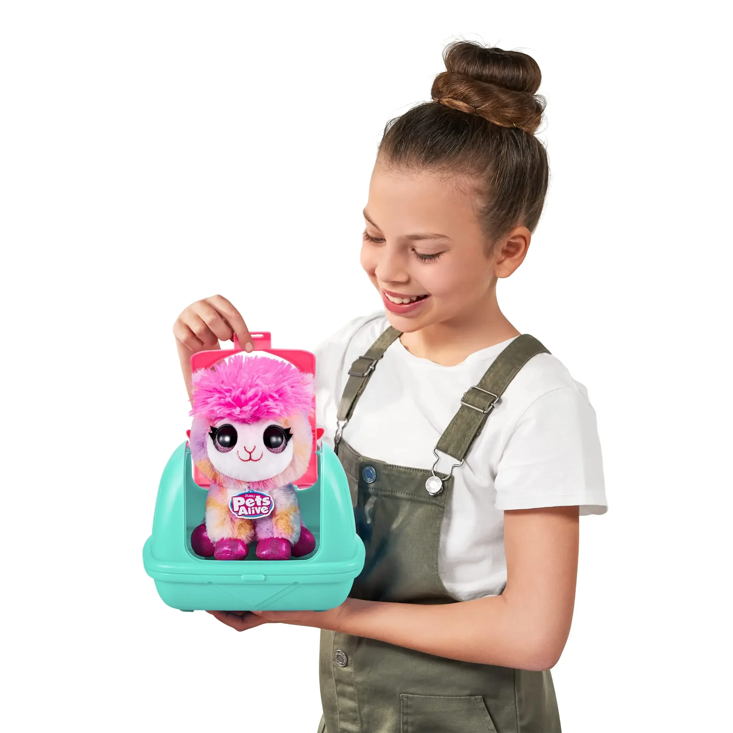 ZURU Kids Animal PlushPets Alive Pet Shop Niespodzianka Jednorożec Zabawki Szczeniak Llama Elektroniczny interaktywny zestaw do zabawy Prezenty dla dziewczynek