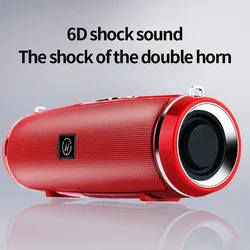 Altavoz inalámbrico portátil Bluetooth 200W Audio exterior de alta potencia estéreo 3D envolvente TWS FM voz promoción RHDE