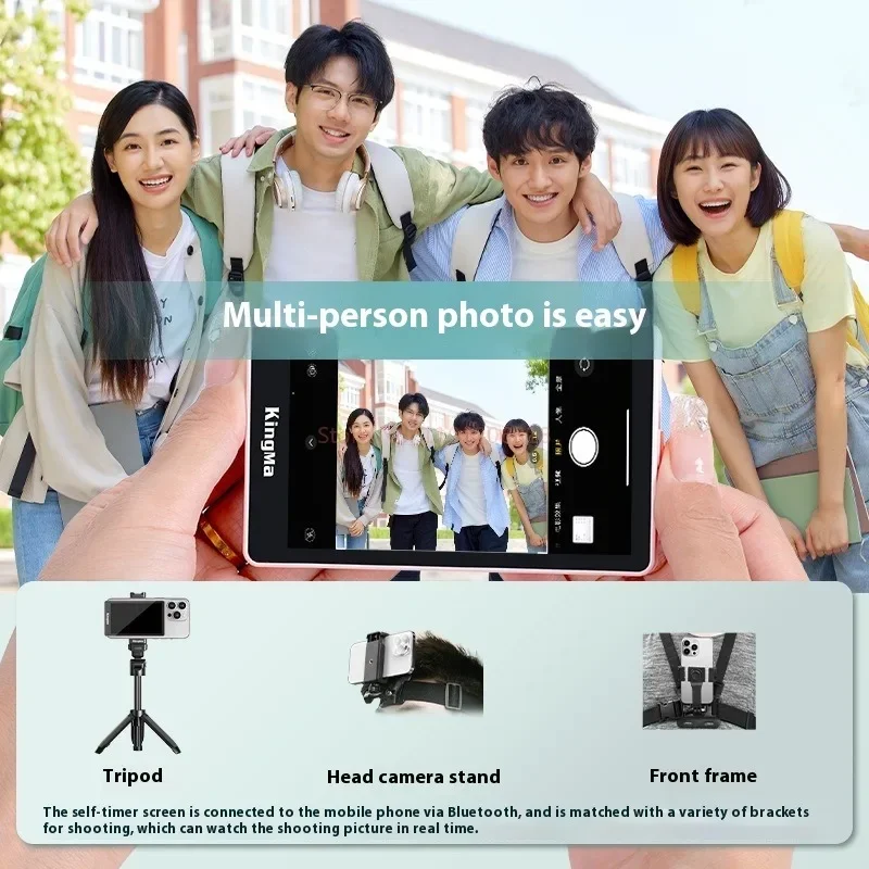 Kingma PH02 Max Selfie Stick Magnetic Selfie Live Streaming Vlog Display Screen Photo Samsung IPhone13 14 15 16 Pro MAX Custom