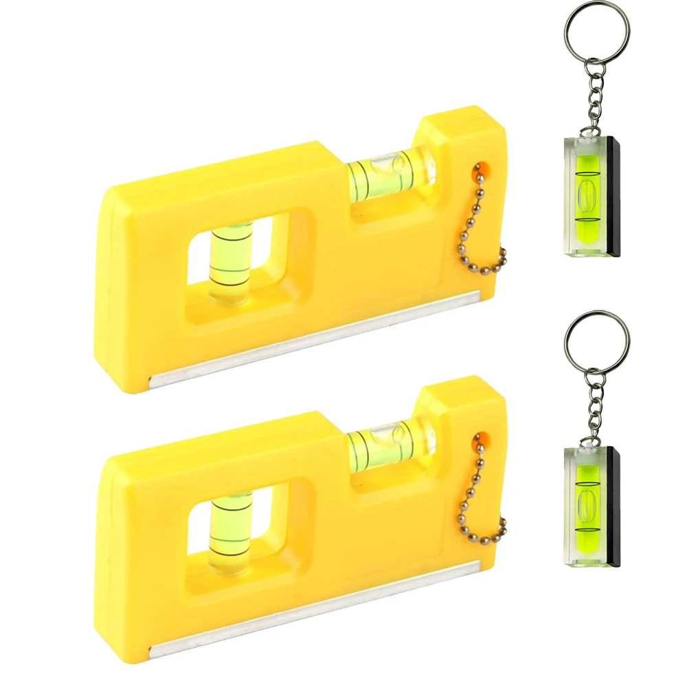 4 Piece Magnetic Level Ruler Set with Dual Bubble for Precise Alignment on Metal Surfaces Home Improvement Tool