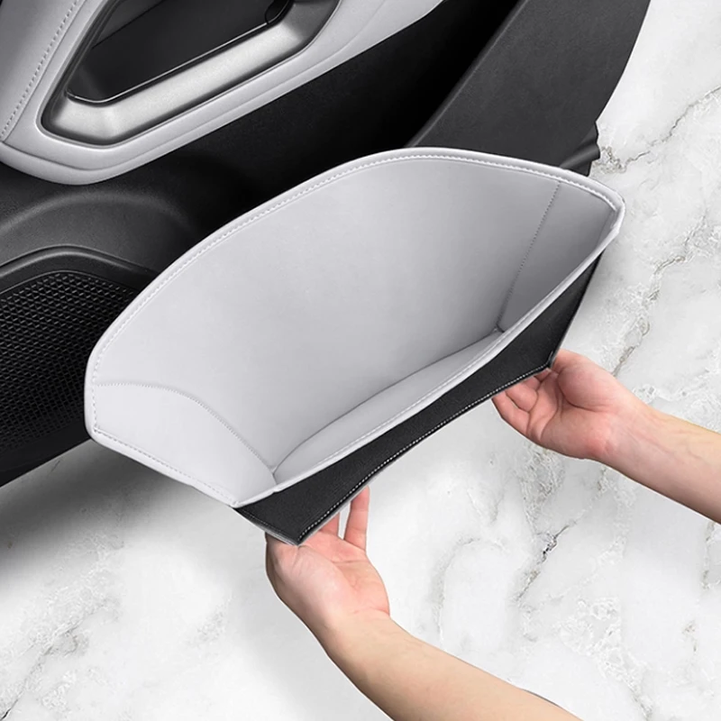 

For BYD ATTO 2 Yuan UP 2024 2025 2026 Car Door Storage Pocket Leather Storage Bag Automotive Interior Organize Supplies