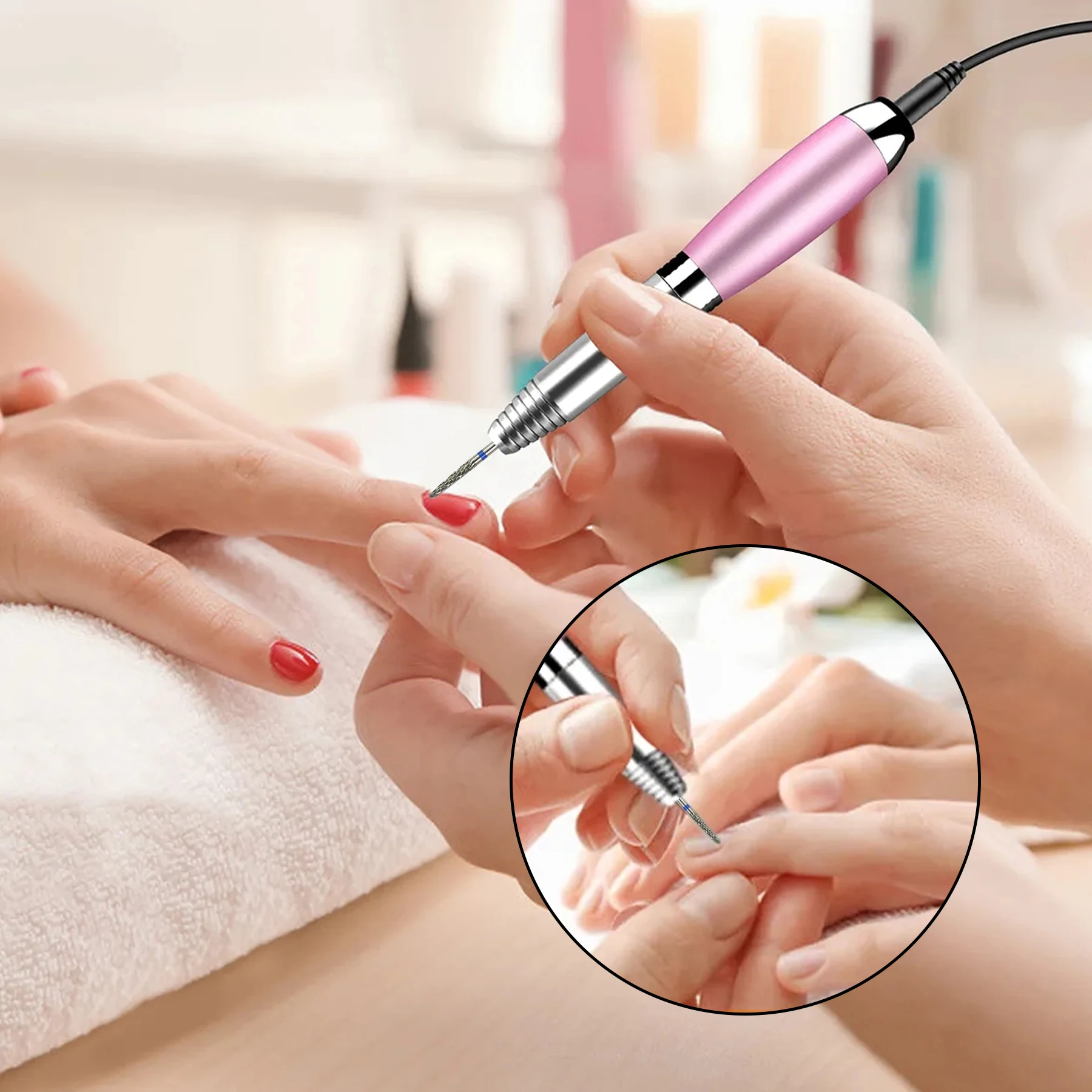 1 قطعة قاطعة المطحنة السيراميك مسمار لقمة ثقب الكهربائية مانيكير التدريبات باديكير مطحنة بت آلة الملفات مسمار الفن اكسسوارات أداة #4