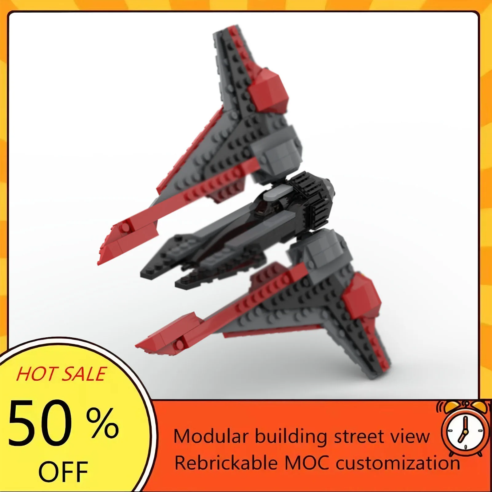 

Набор для сборки космического корабля из 199 деталей, популярная модель из фильма «Звездные войны», модульные строительные блоки, технологичный подарок, игрушка для детей на праздник