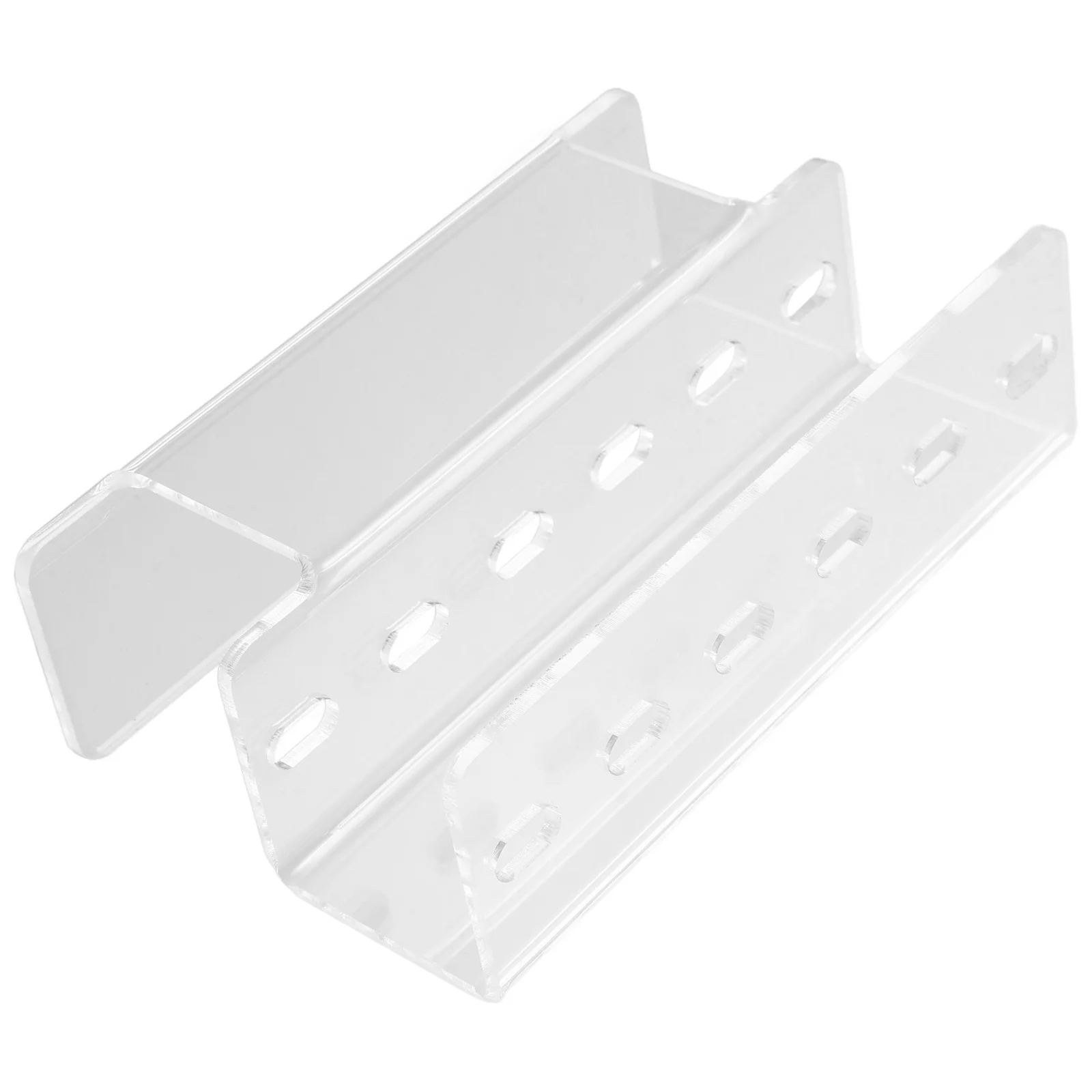 Acrylic Clear 6-Hole Lash Tweezer Holder Stand Compact Organizer Makeup Tools Storage Acrylic Tweezer Holder Display Shelf