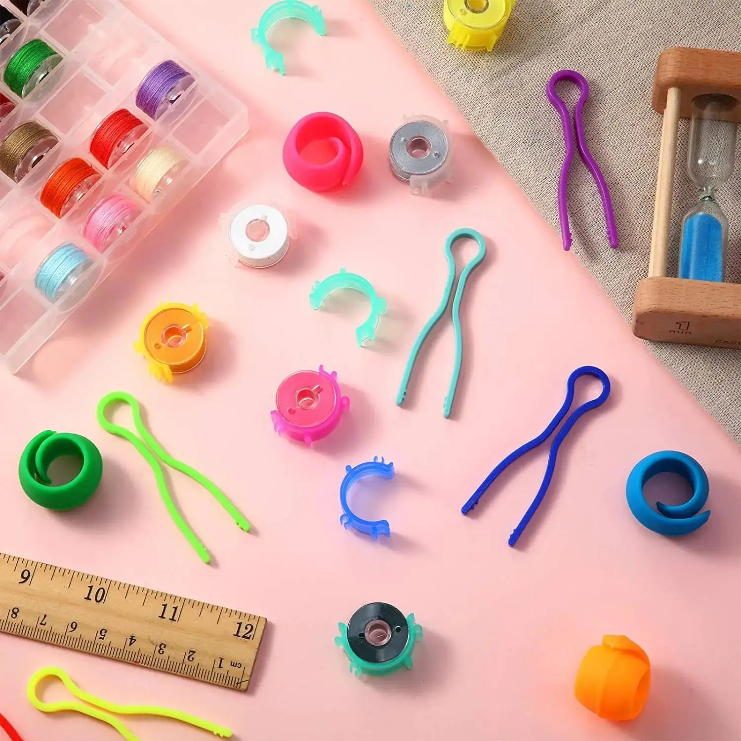 Spool Clip Bobbin Clip with Thread Locking Function