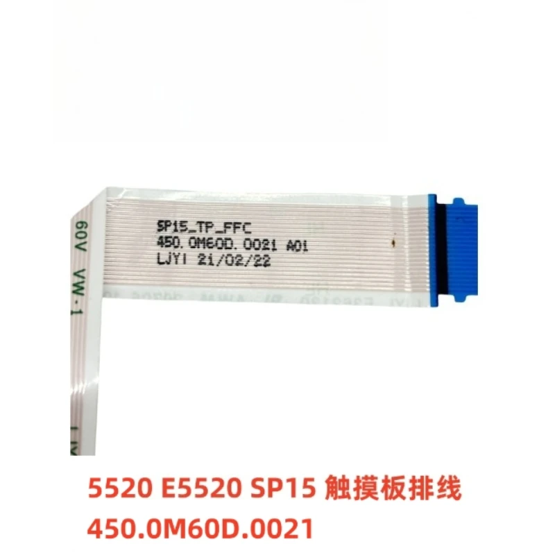 2pcs 450.0M60D.0021 Laptop Touchpad Flex Ribbon Cable Replacement Repair Parts for Dell Latitude 5520 E5520 SP15 Notebook