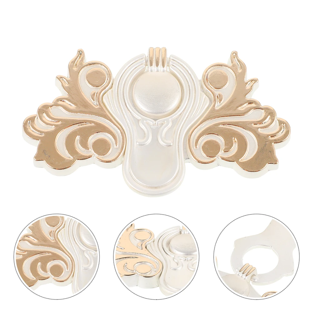 

2 Pcs Cabinet Door Handle Metal Knobs Handles for Dresser Pulls Decorative Modern Drawer Novelty Kitchen