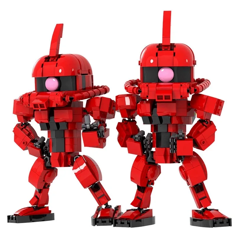 

22cm Fantasy MOC 540Pcs Robots Model Building Blocks Kids Toy Action Figure Assemble Blocks For Children Antistress Aldult Toys