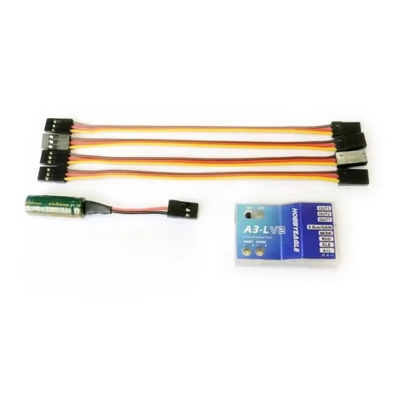 HobbyEagle A3/A3L V2 Flight Stabilizer, Fixed Wing Gyroscope, One Key Rescue & Hover for RC Plane Beginner