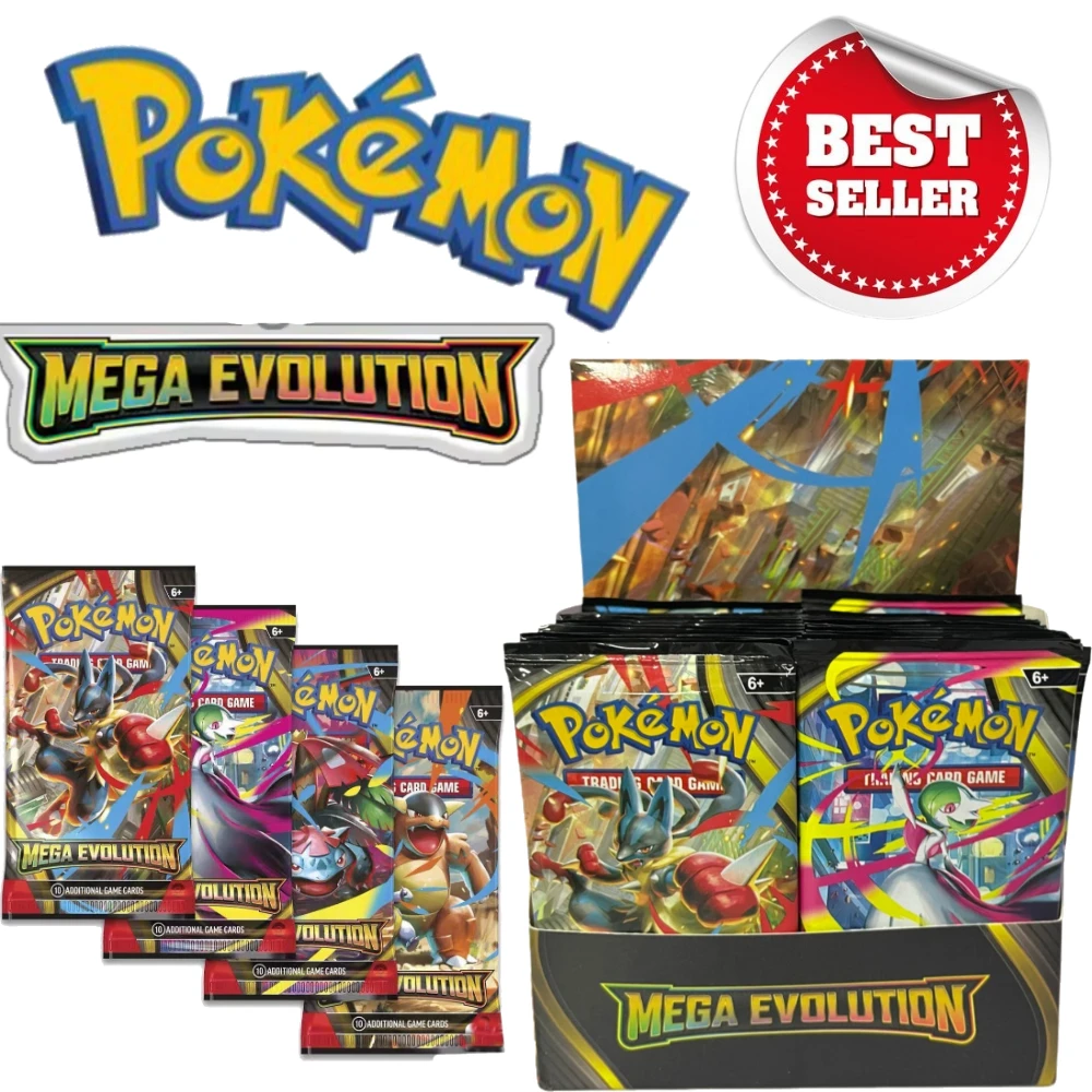 Pokémon inglese FLAMES PHANTASMALS Scarlet & Violet 151 Avventure prismatiche Ensemble Booster Packs Carte da battaglia collezionabili per bambini Regalo