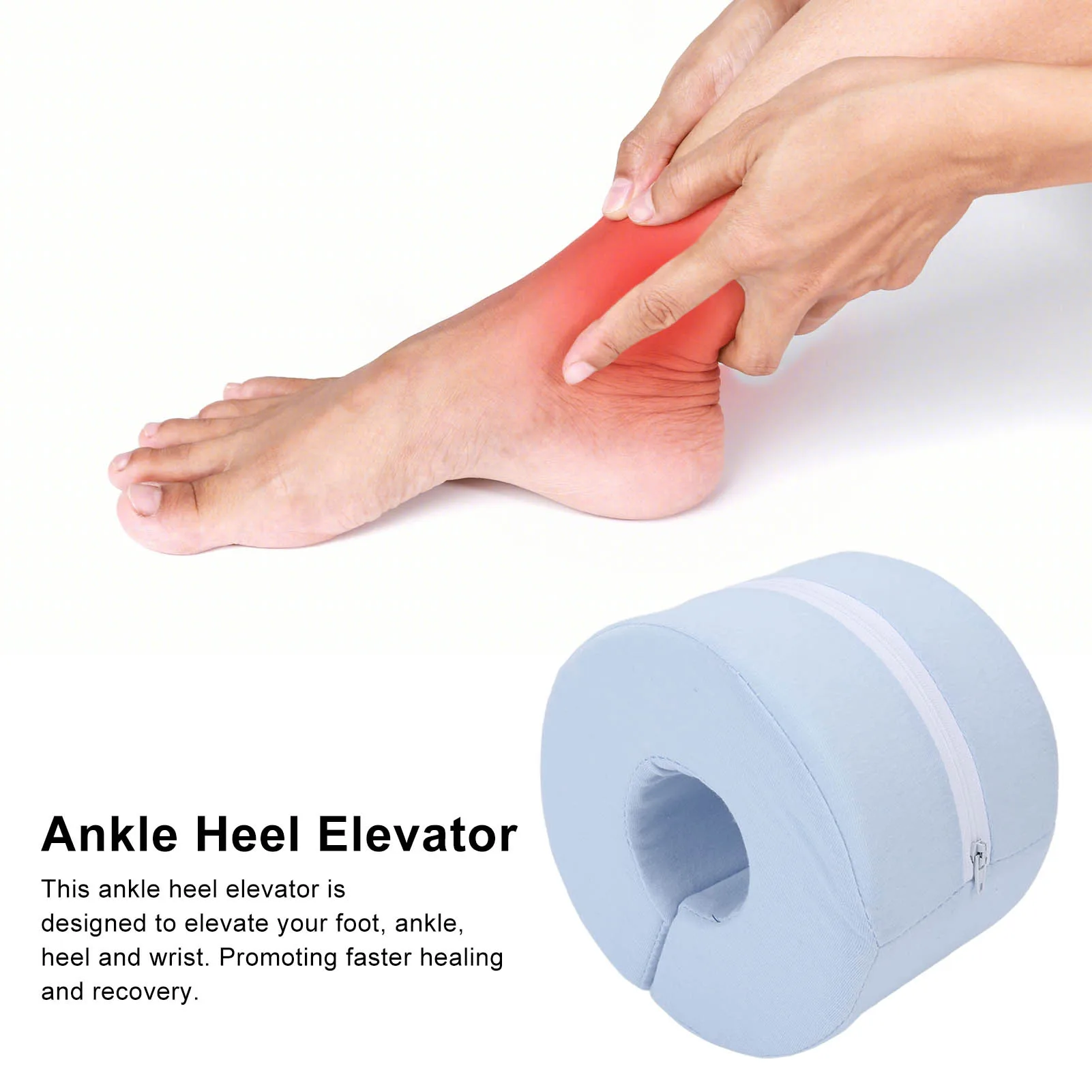 Heel Anti Bedsore Pillow Foot Hand Rest Elevating Cushion Pad for Elderly Bedridden Patient Hands Legs Foot Care Supports