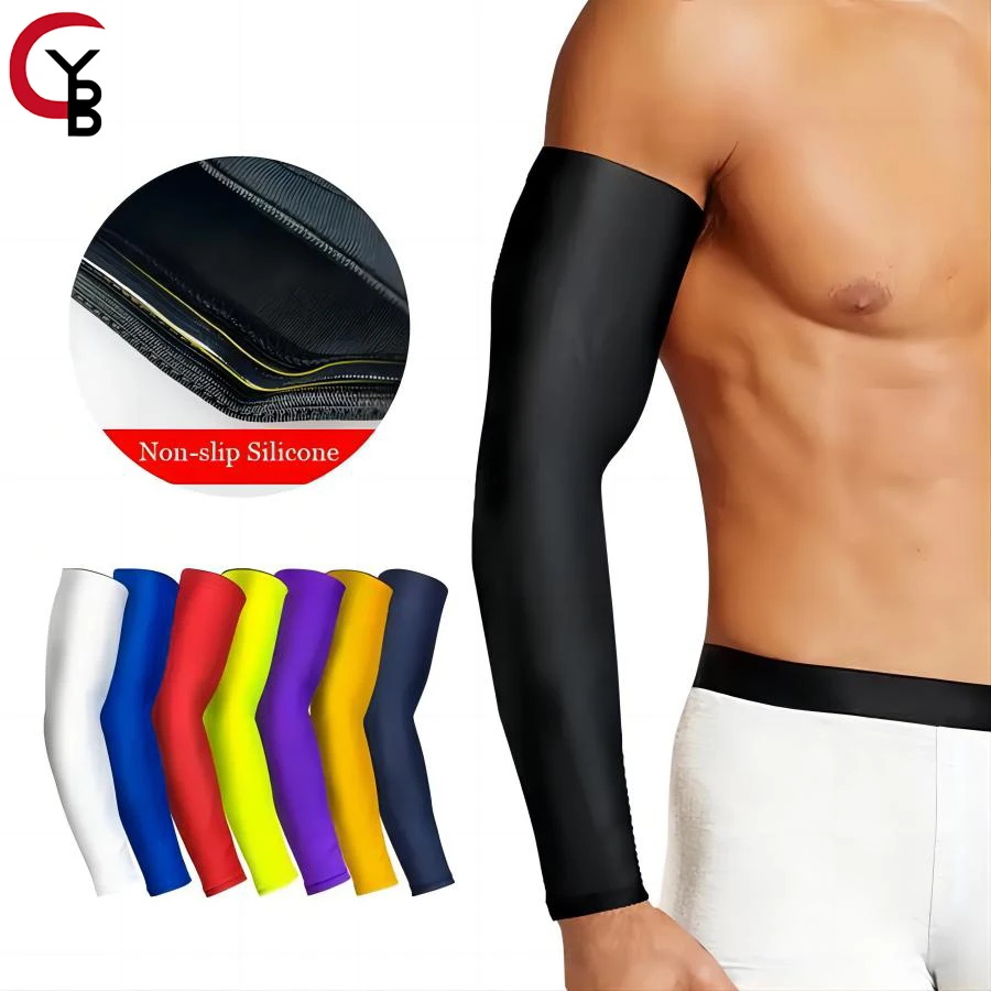 1pc Unisex Sports Protective Gear-Arm Guards with Sun Protection Sleeves for Cycling,Fishing,Mountaineering,Running,Basketball