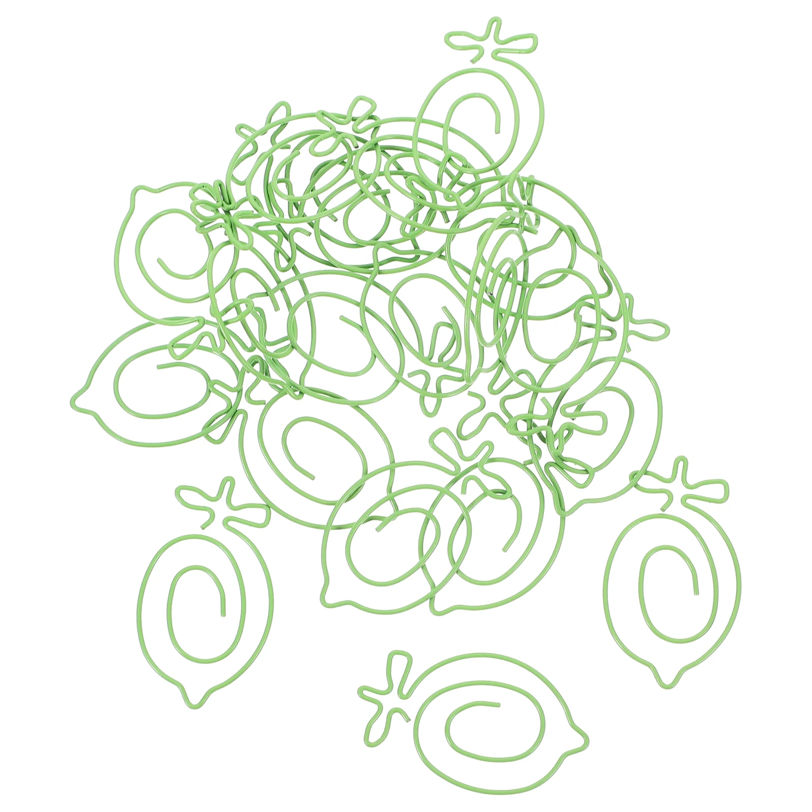 20Pcs Creative Metal Paper Clips Cartoon Design for Office School Notebook Bookmark Decorative Clip Supplies Organizer