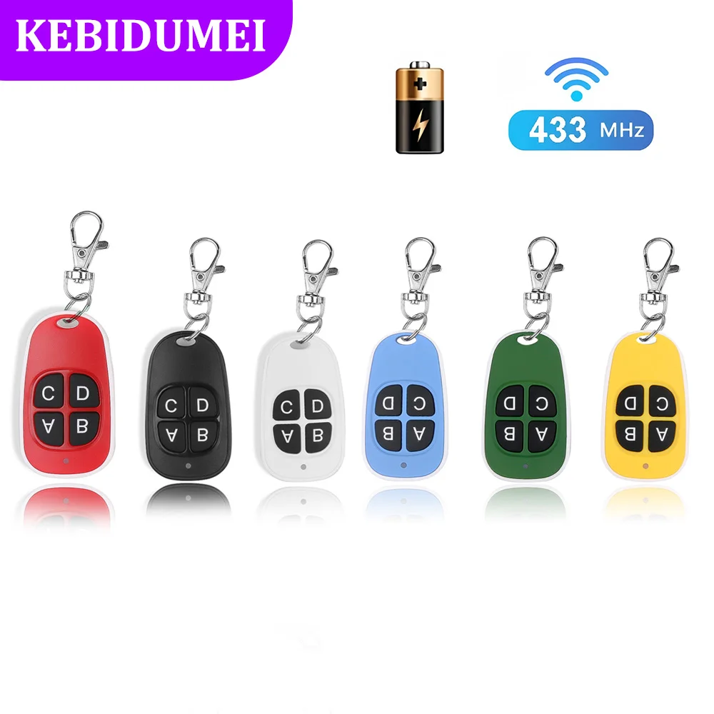 433Mhz Copy Remote Control 4CH 433.92mhz RF Remote Control Garage Gate Door Opener Controller Duplicator Cloning Code Car Key