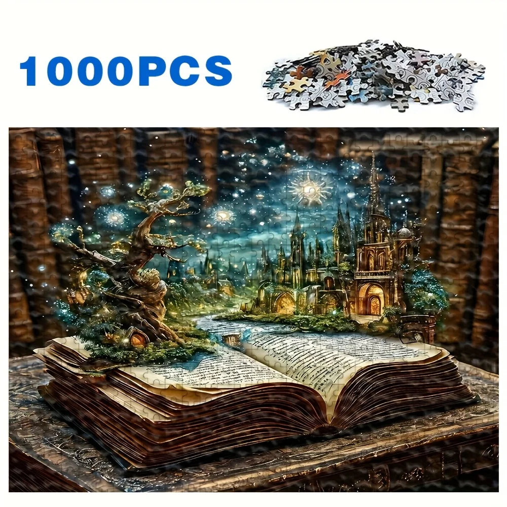 500/1000pcs Adult Jigsaw Puzzles Suitable for Adults & Challenging Family Game Night - Large-Scale Project with Complex Patter