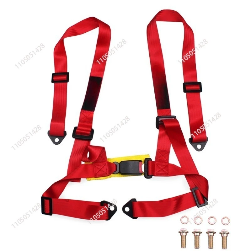 

Автомобильный модифицированный 2-дюймовый четырехточечный ремень безопасности для гонок, 4-точечный быстросъемный ремень безопасности