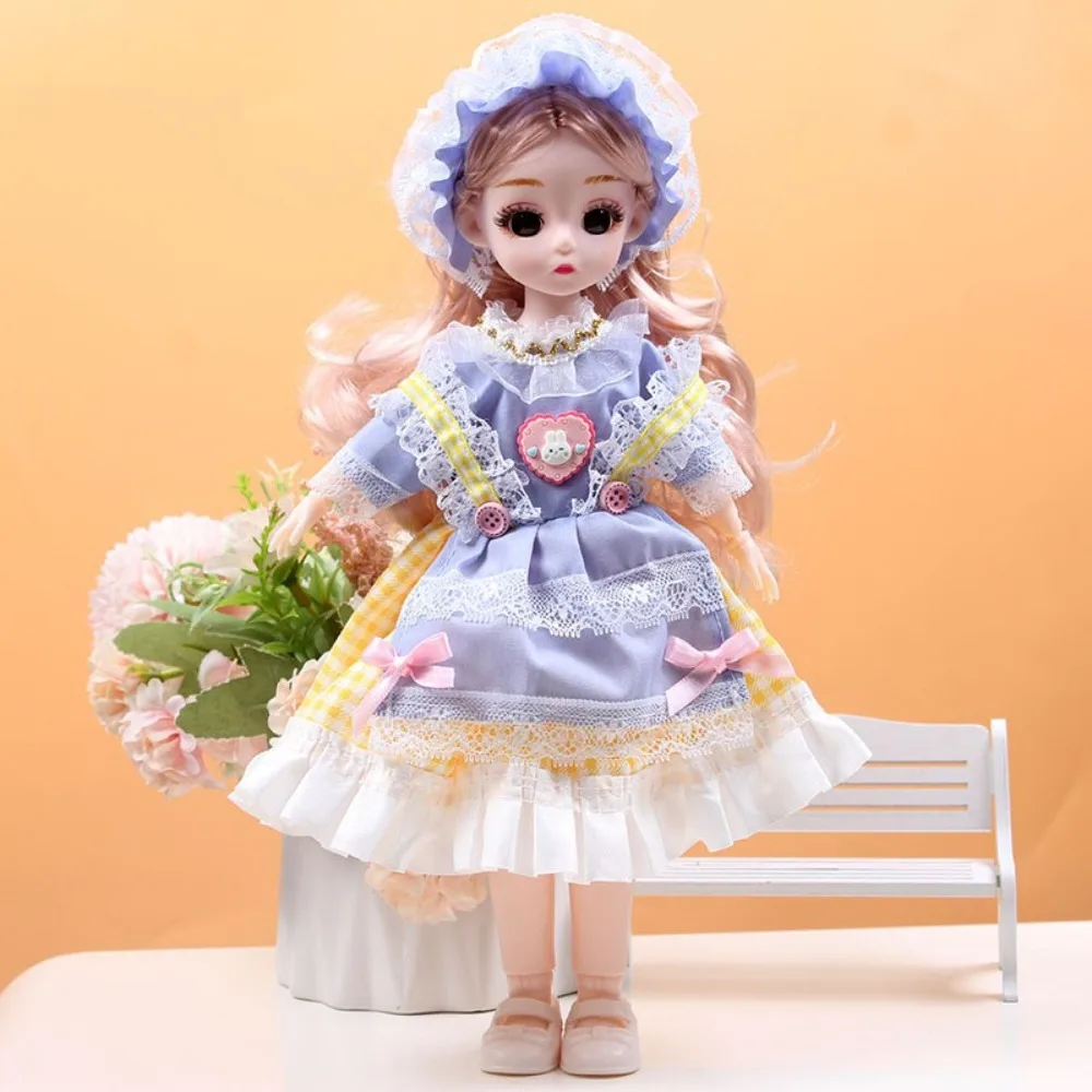 

Dressing Doll Spherical Joint 30cm Anime Bjd Doll with Clothes 3D Eyes Hinged Doll Dress Up Colorful 1/6 Bjd Dolls Girls Gifts