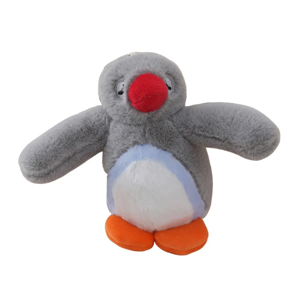 

Забавный плюшевый брелок с пингвином, мультяшная забавная кукла Pingu, кулон, милый 15 см, брелок с мягким пингвином, Рождественский подарок