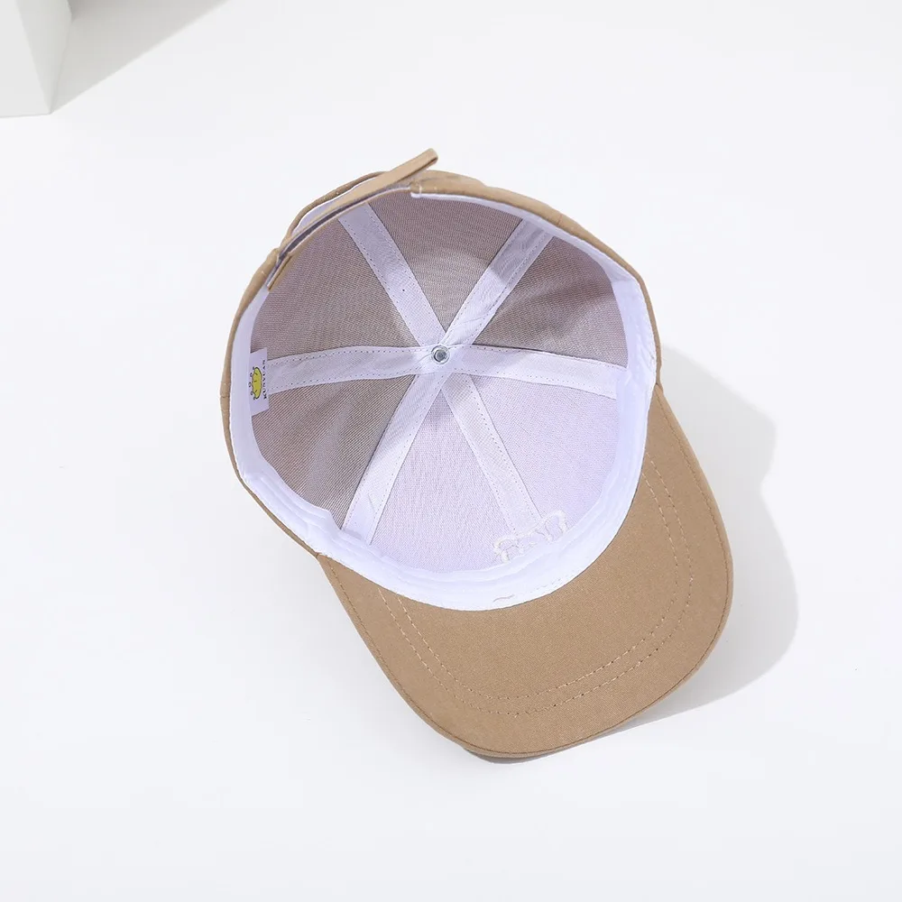 خمر التطريز الدب قبعة بيسبول رقيقة مشبك قابل للتعديل ‌ ‌   قبعة للحماية من الشمس مع قبعة للأذن قابلة للتنفس للأولاد والبنات