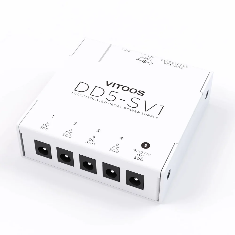 VITOOS DD5-SV1 effect pedal power supply fully isolated Filter ripple Noise reduction High Power Digital effector