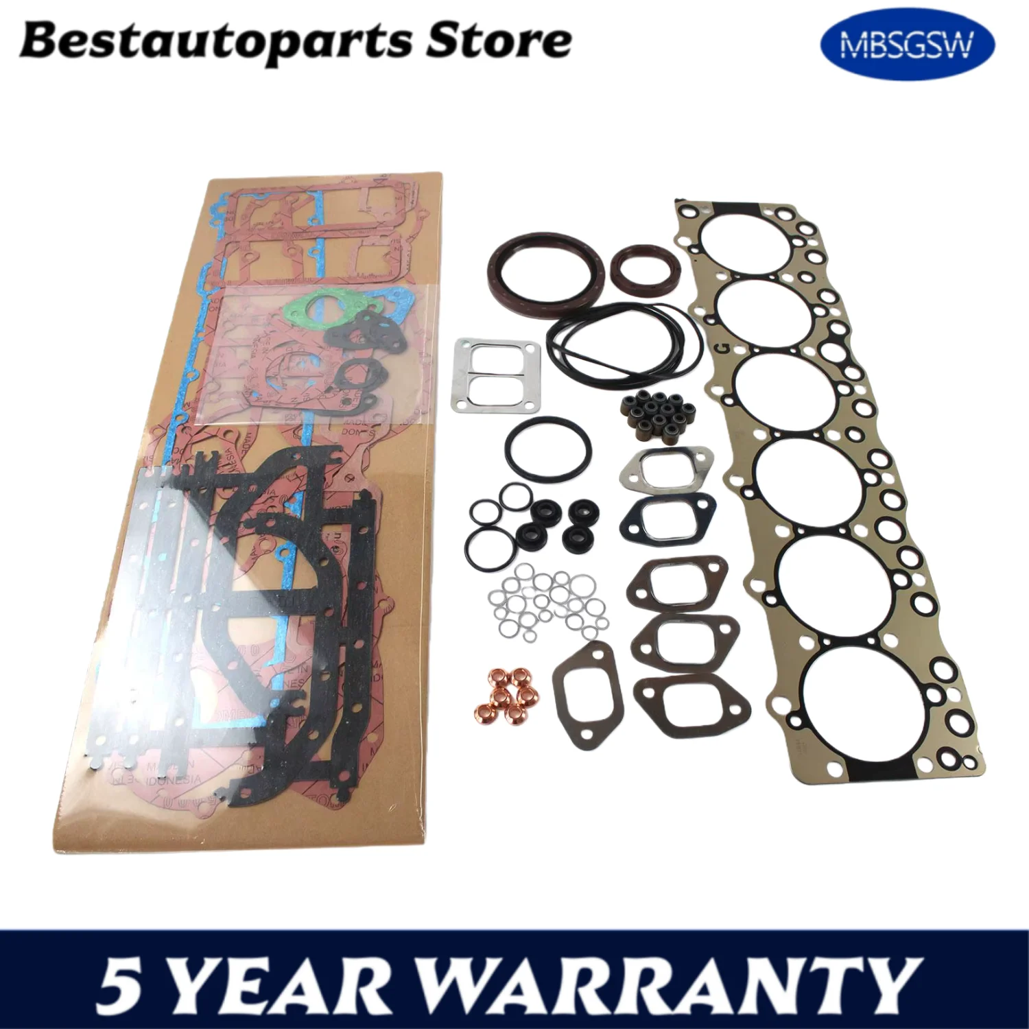 

Комплект прокладок для капитального ремонта двигателя для Isuzu 6BG1 6BG1T TCM Hitachi EX200-5 ZX200-1 ZX230 JCB экскаватора NRR FSR