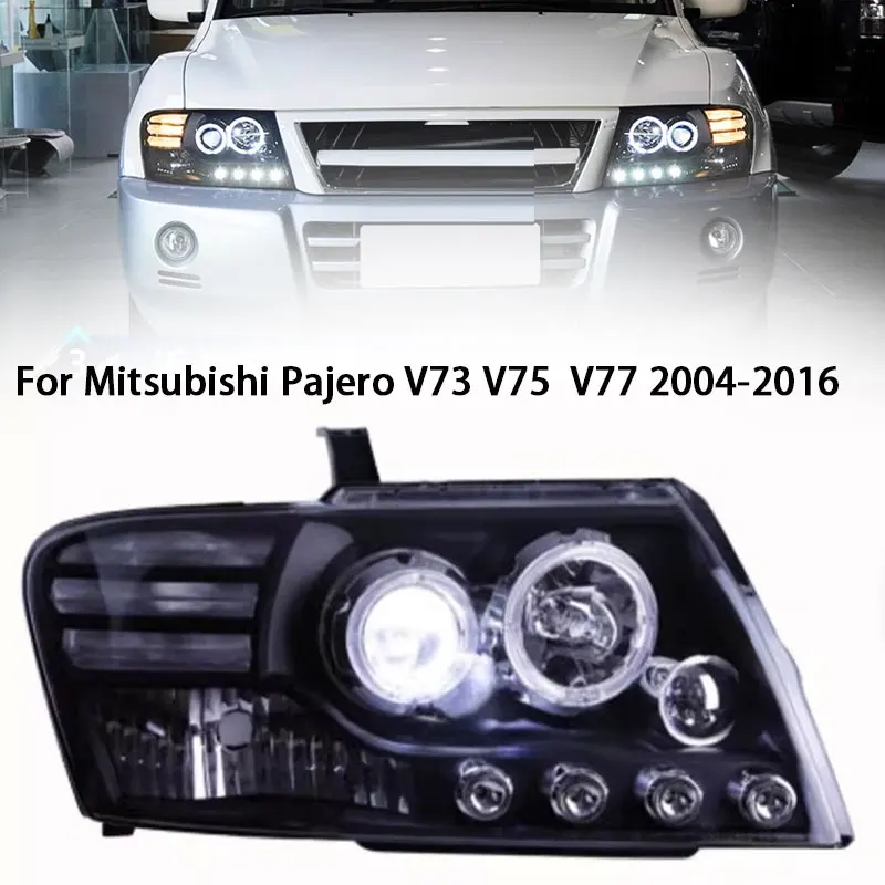 

Автомобильная фара для Mitsubis Pajero V73 светодиодный фара 2004-2016 фары Pajero V75 V77 DRL сигнал поворота фара дальнего света