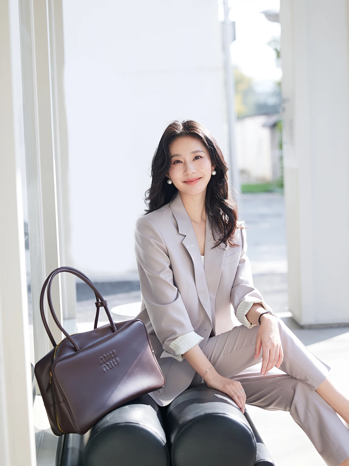 

Diisia 2025 Spring Autumn Women's Woolen Suit Jaet Casual Faion High-End Feelings Commute Sle Long Sve Single Button
