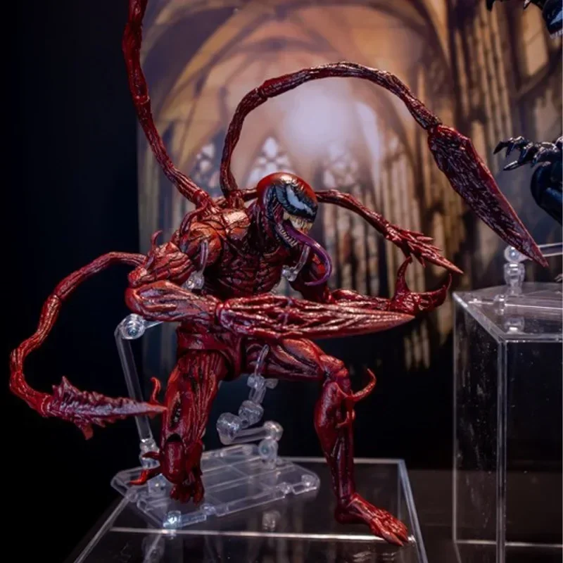 Figura de acción SHF Carnage Soul Limited Anime Marvel película Venom 2 Red Venom Carnage muñeca articulada coleccionando estatuas juguete para regalo