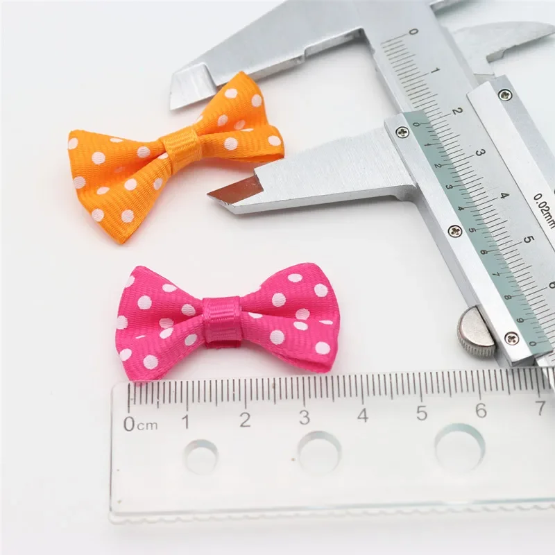 50/100pcs Size 2cmx3.5cm mini polka dot bow waist bow tie clothing diy accessories jewelry small bow tie headwear accessories