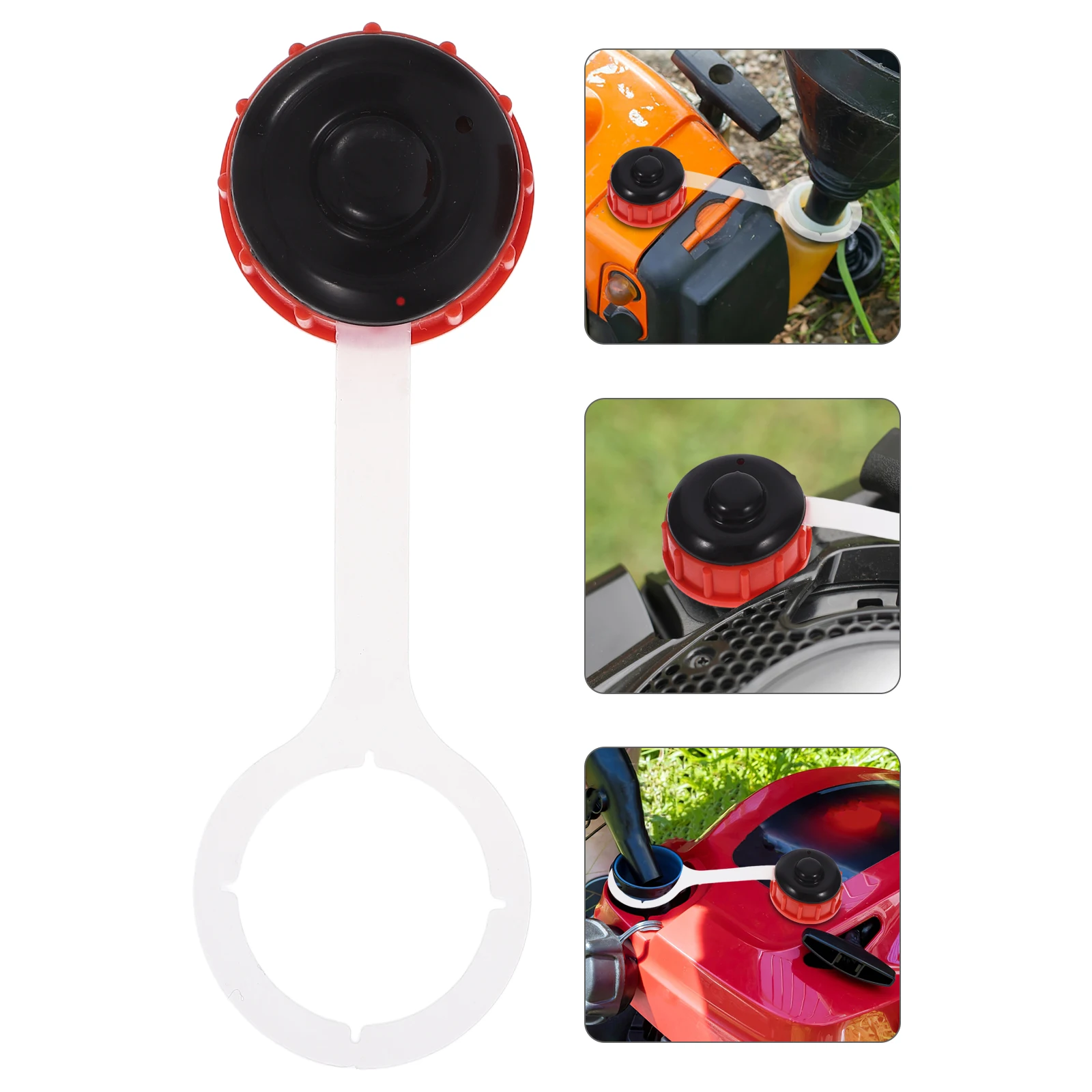 

2pcs Thickened Oil Tank Cap Rubber Gasket Engine Durable Lawn Mower Fuel Cap Replacement Tools Accessories ange PP
