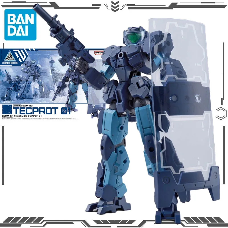 

Оригинальная коллекционная модель Bandai 30 мм 1/144 EEXM-23: Аниме-фигурка Tecprot 01, сборная игрушка для мальчиков и девочек, подарок