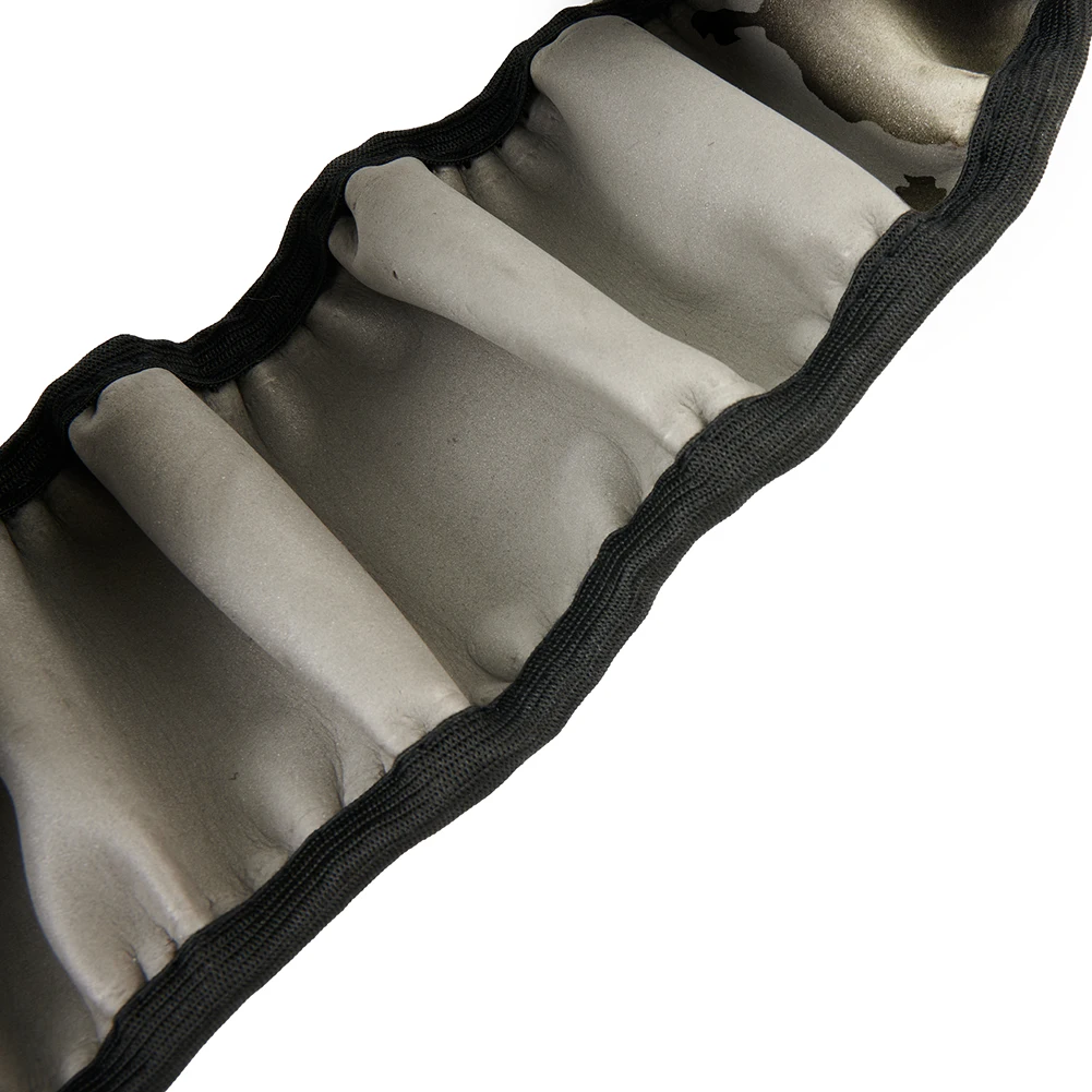 غطاء عجلة القيادة مضاد للانزلاق لامع أبيض غطاء عجلة قيادة السيارة سهل التركيب على عجلات ذات الحجم القياسي #2