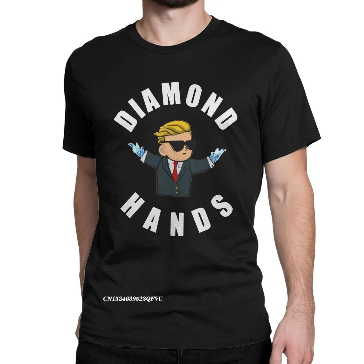 Lazer wsb diamante mãos t-shirts homem gamestop wallstreetbets gme t camisas estoque stonks trader meme t camisas de festa topos