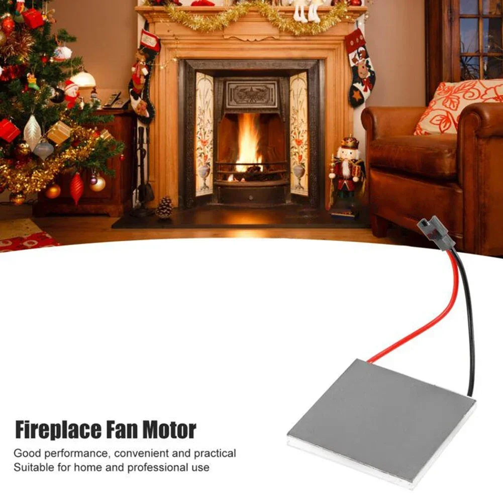 

Fireplace Fan Accessories Power Generation Sheet Fan Burner Heater Part High Temperature Resistant Motor Accessories Set