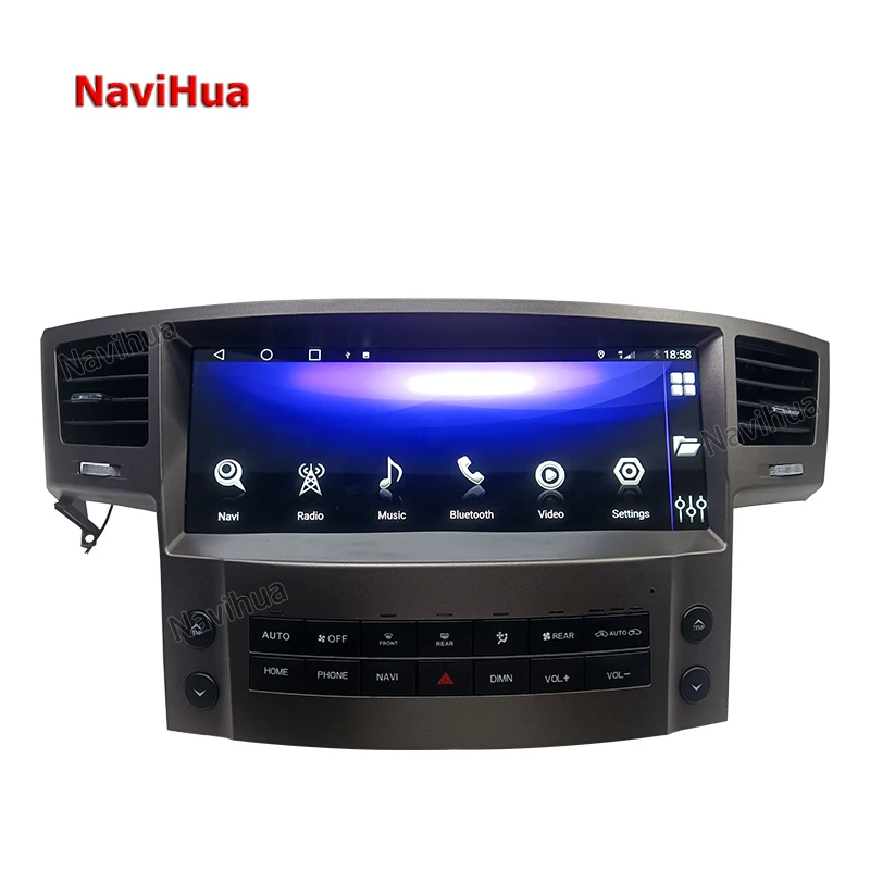 

Touch Screen Android 10 Car DVD Player 12.3 Inch Car GPS Navigation Multimedia System for Lexus LX570 2007-2015 With Carplay