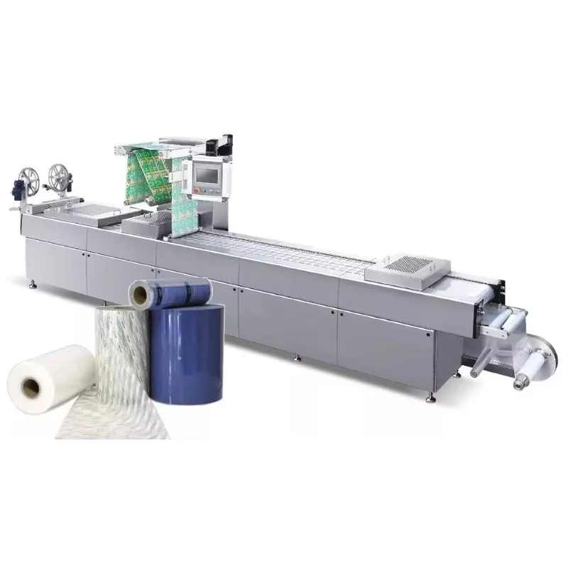Small Thermoforming Packing Machine for Miswak Stick, Automatic Meat Jerky Stick Packing Machine, Miswak Thermoformer Packer