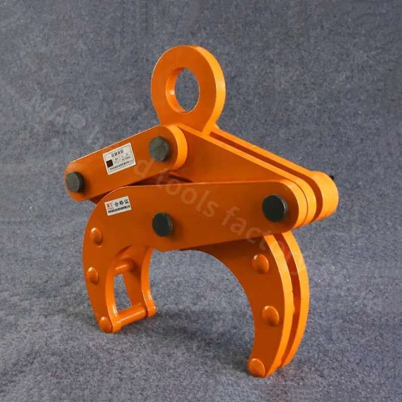 Round Steel Lifting Clamp 1T 2T 3T Heavy Duty Industry Hoisting Clamp Tongs OD YG YH YA Type Round Stock Grab Vertical Clamp