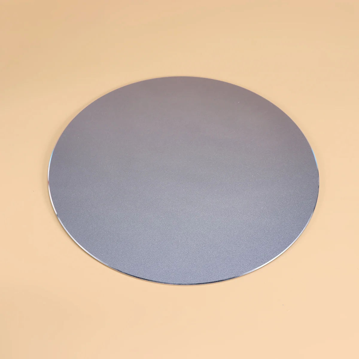 

200x200mm Round Mouse Pad Aluminum Metal Surface Non-Slip Base Smooth Mouse Mat for Pc Desktop Laptop Gaming Office