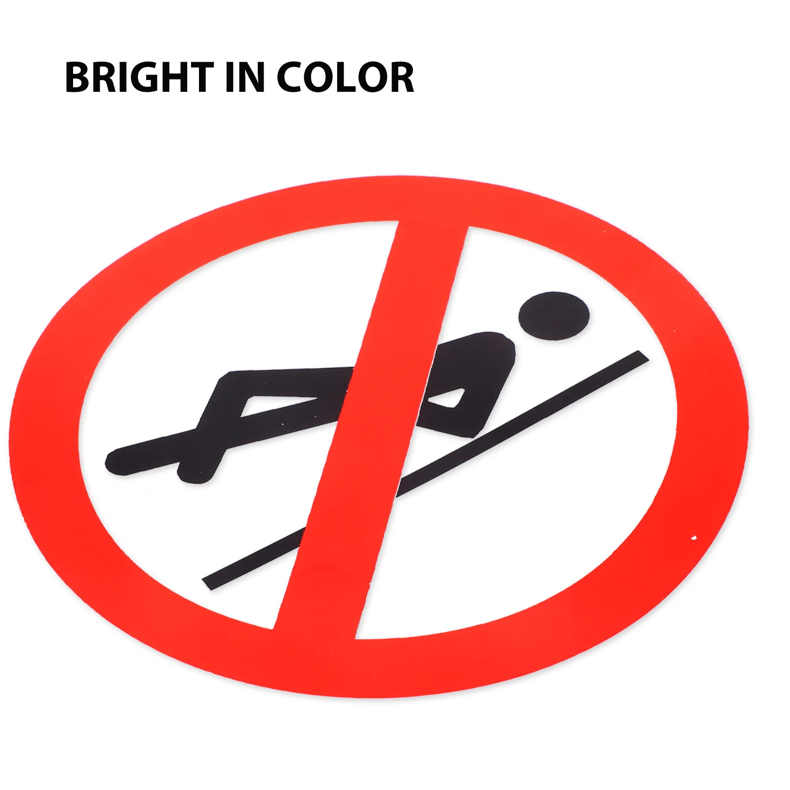 5 قطعة ملصقات علامة مائل ملصق تحذير السلامة شارات ذاتية اللصق متينة لمواقع بناء المصنع ورشة عمل معدنية