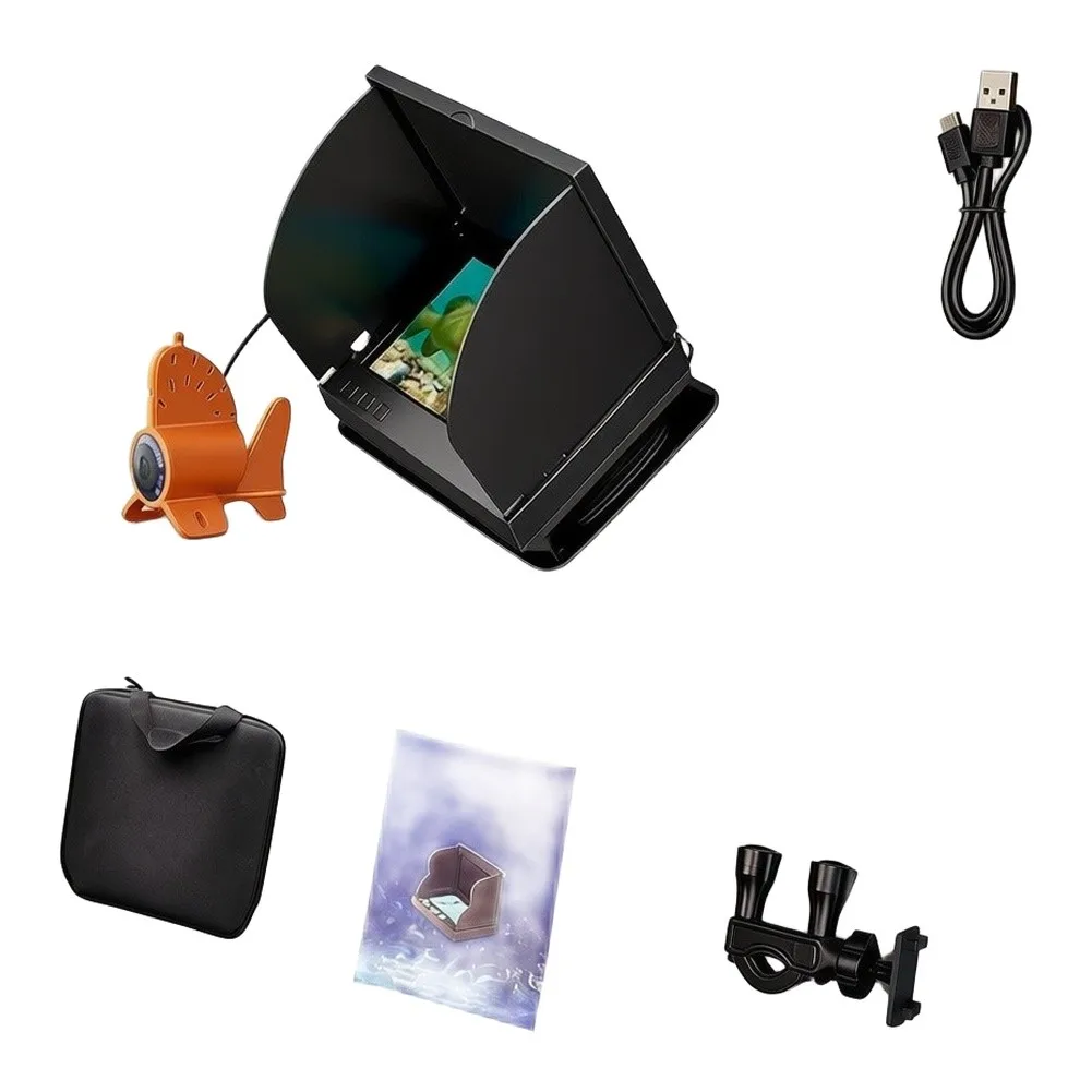 For Deep Sea Exploration Ice Fishing Camera For Effective Night Fishing Black Underwater Fish Detection Device